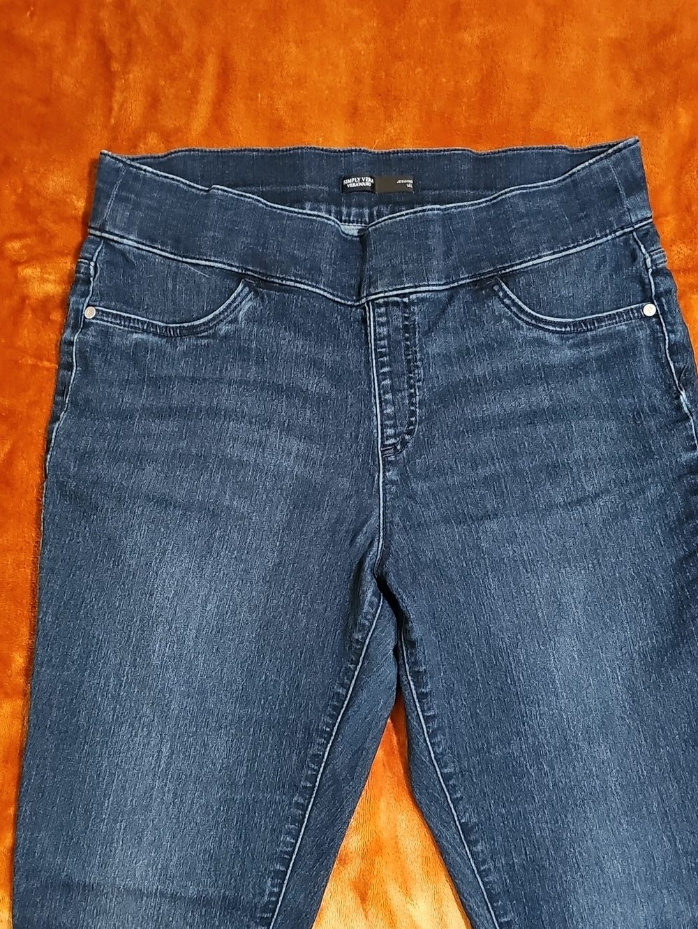 Simply Vera Vera Wang Dark Blue Stretch Jeggings